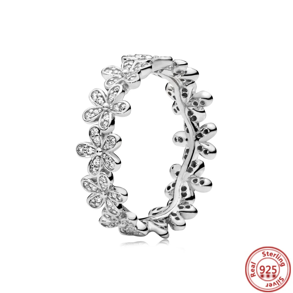925 Silver Rings – Tiara Design with Cubic Zirconia SIZE 9