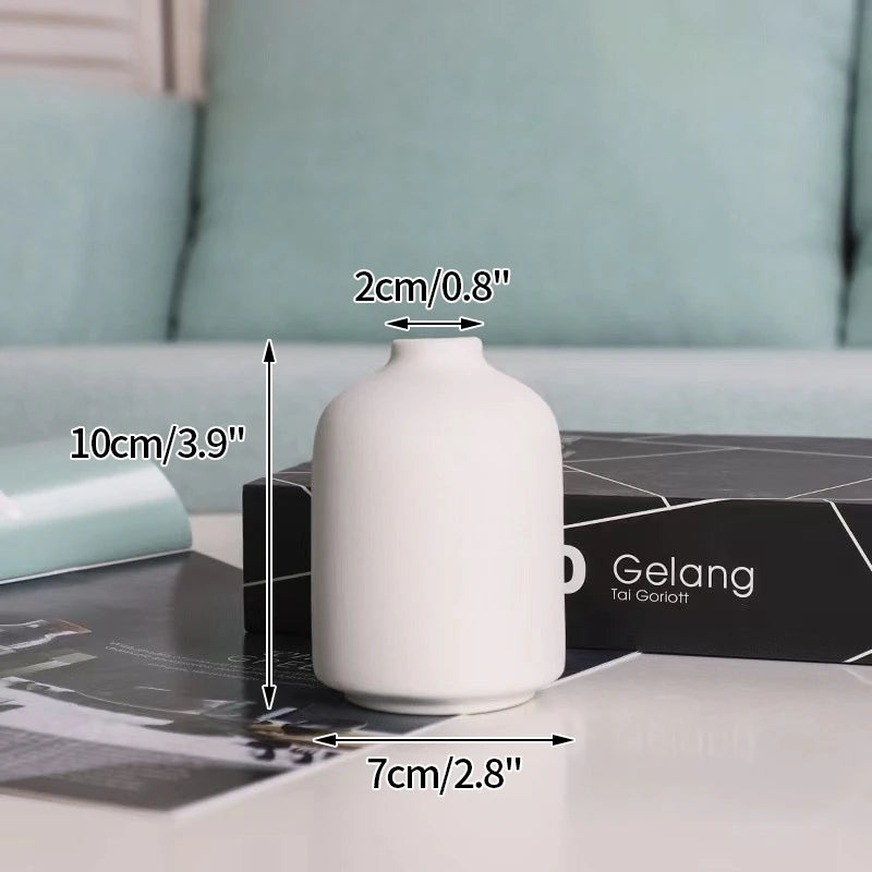 Nordic Style Ceramic Vase – Minimalist Home Decor