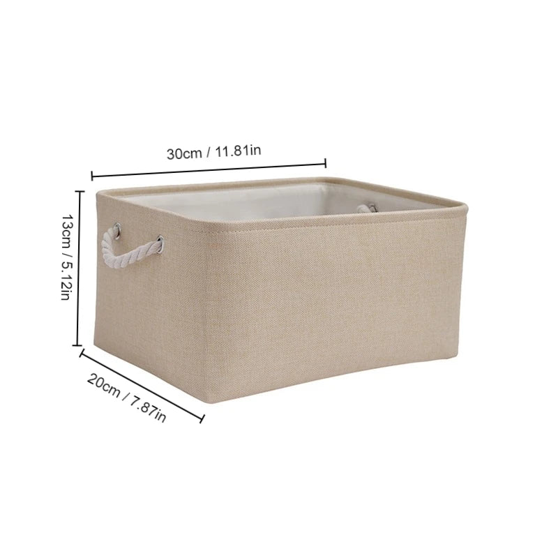Foldable Linen Storage Basket – Versatile and Functional