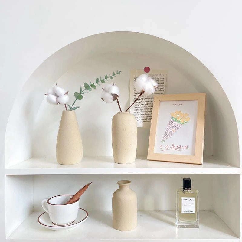 Nordic Style Ceramic Vase – Minimalist Home Decor