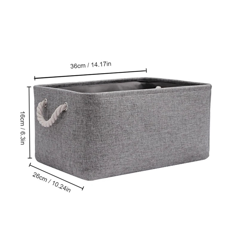 Foldable Linen Storage Basket – Versatile and Functional