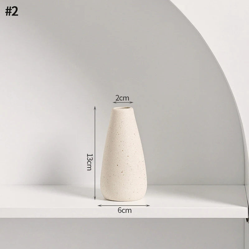 Nordic Style Ceramic Vase – Minimalist Home Decor