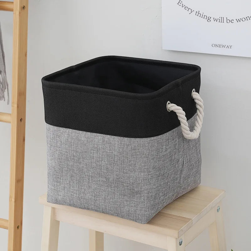 Faux Hemp Storage Basket – Multipurpose Organizer