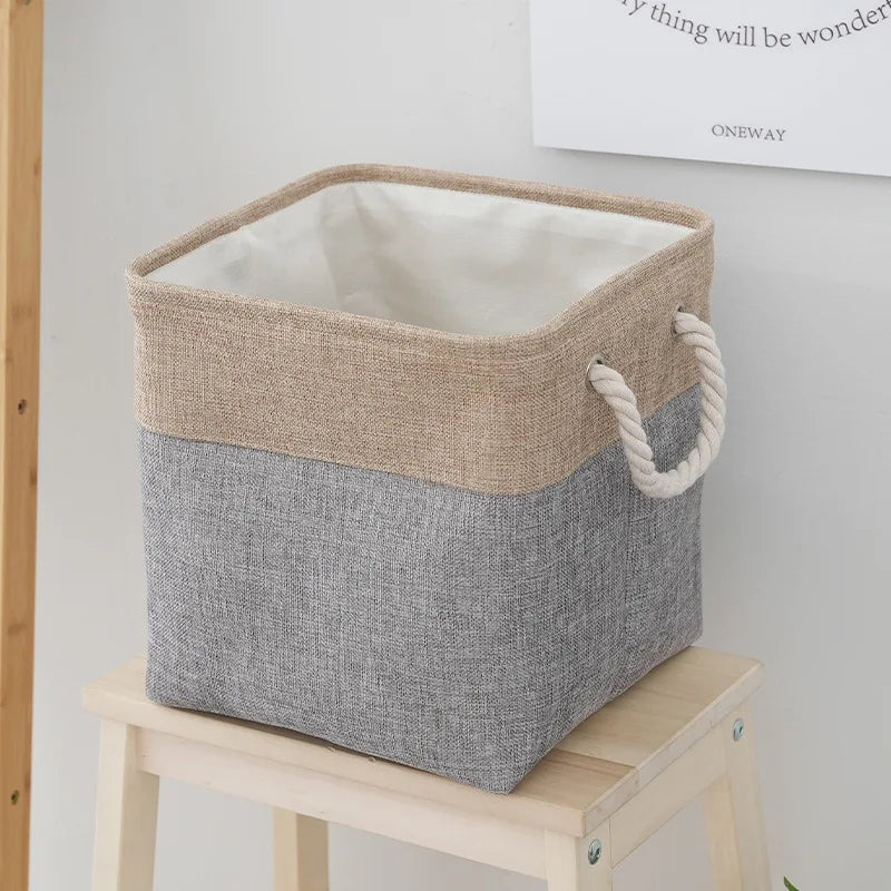 Faux Hemp Storage Basket – Multipurpose Organizer
