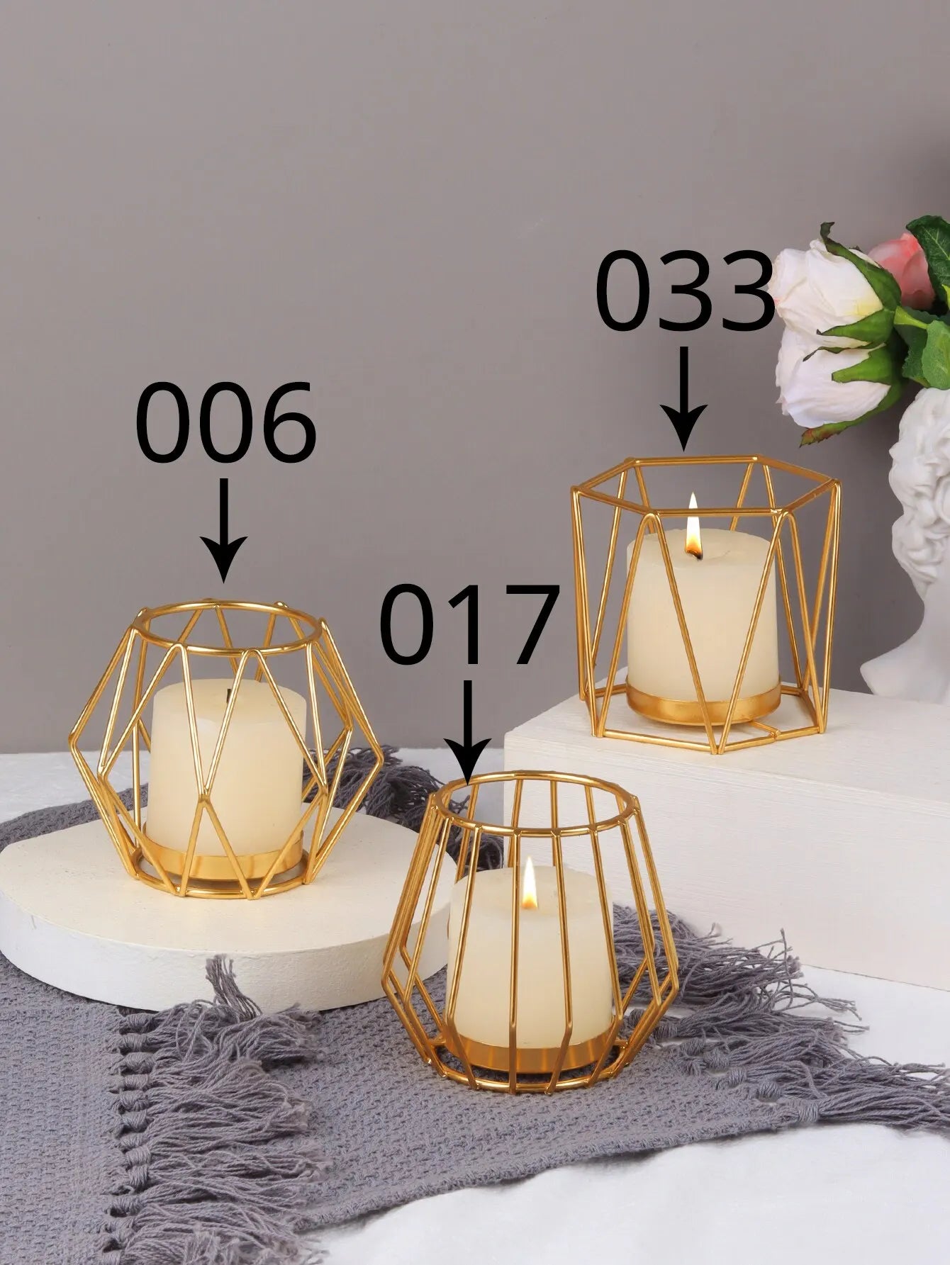 Golden Iron Chandelier – Modern and Elegant Decoration