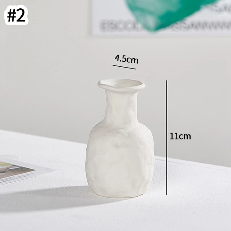 Nordic Style Ceramic Vase – Minimalist Home Decor