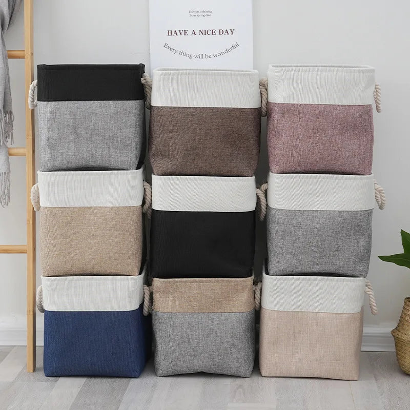 Faux Hemp Storage Basket – Multipurpose Organizer