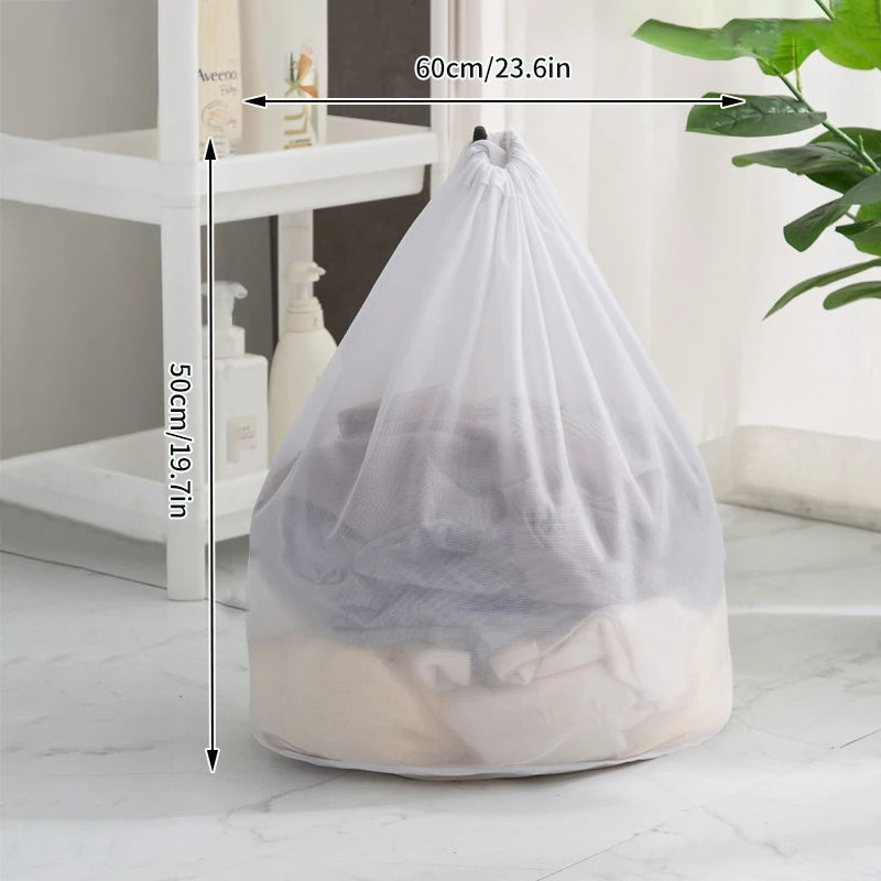 Foldable Waterproof Laundry Basket – Cotton and Linen with Bamboo Handles