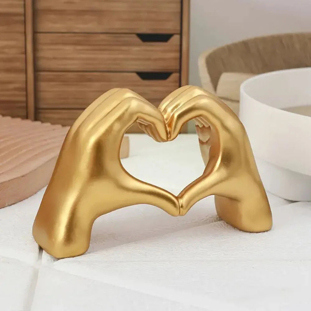 Love Gesture Sculpture – Modern and Elegant Decoration