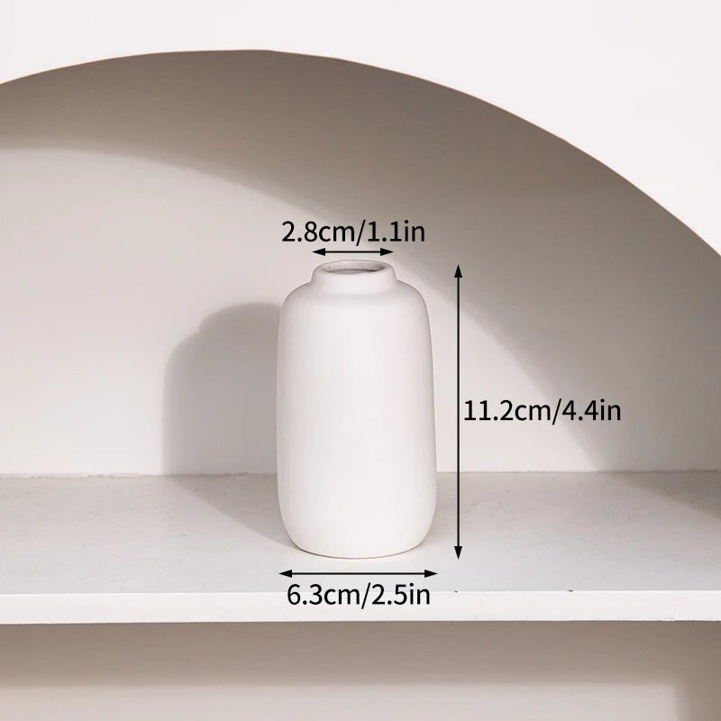 Nordic Style Ceramic Vase – Minimalist Home Decor