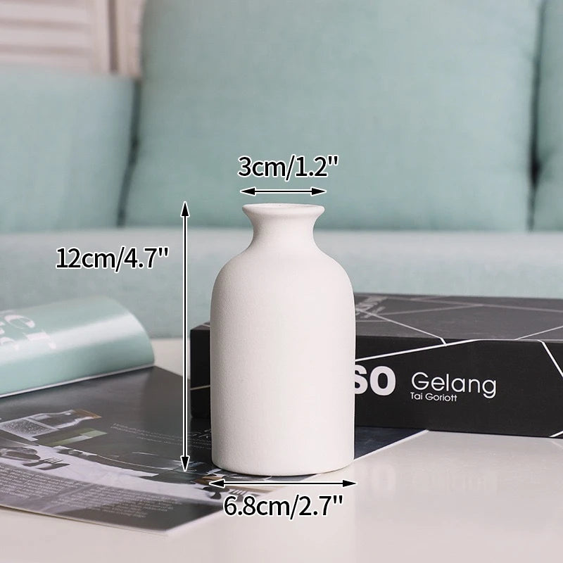 Nordic Style Ceramic Vase – Minimalist Home Decor
