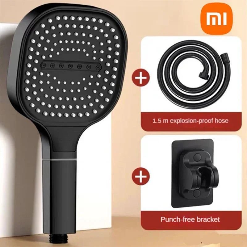 High Pressure Shower Head – 13cm Panel with 3 Adjustable Modes