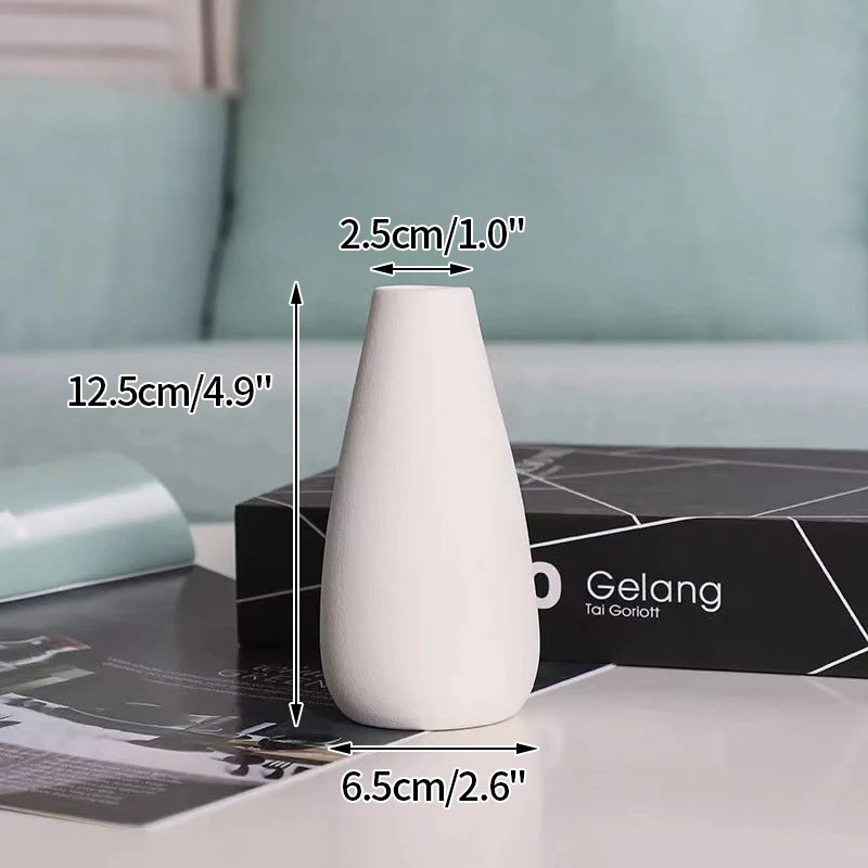Nordic Style Ceramic Vase – Minimalist Home Decor