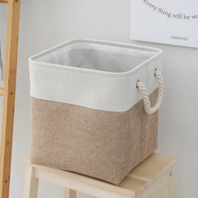 Faux Hemp Storage Basket – Multipurpose Organizer