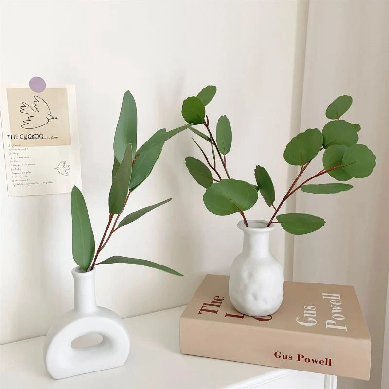 Nordic Style Ceramic Vase – Minimalist Home Decor