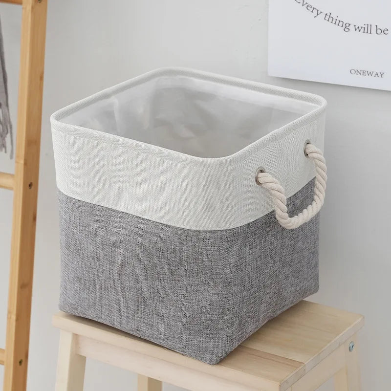 Faux Hemp Storage Basket – Multipurpose Organizer