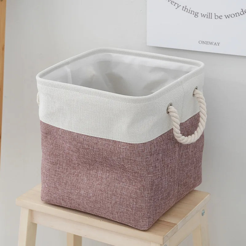 Faux Hemp Storage Basket – Multipurpose Organizer