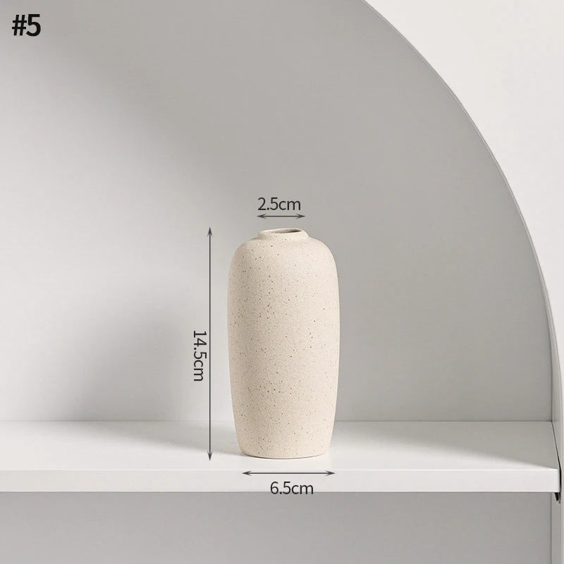 Nordic Style Ceramic Vase – Minimalist Home Decor
