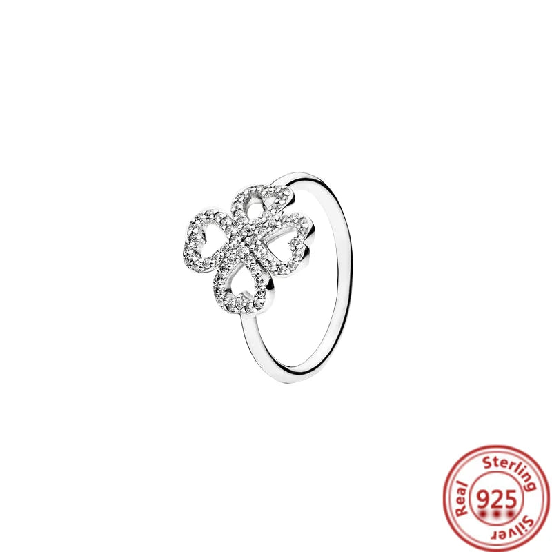 Anillos de Plata 925 – Tiara de Princesa con Zirconia Cúbica TAMAÑO 8