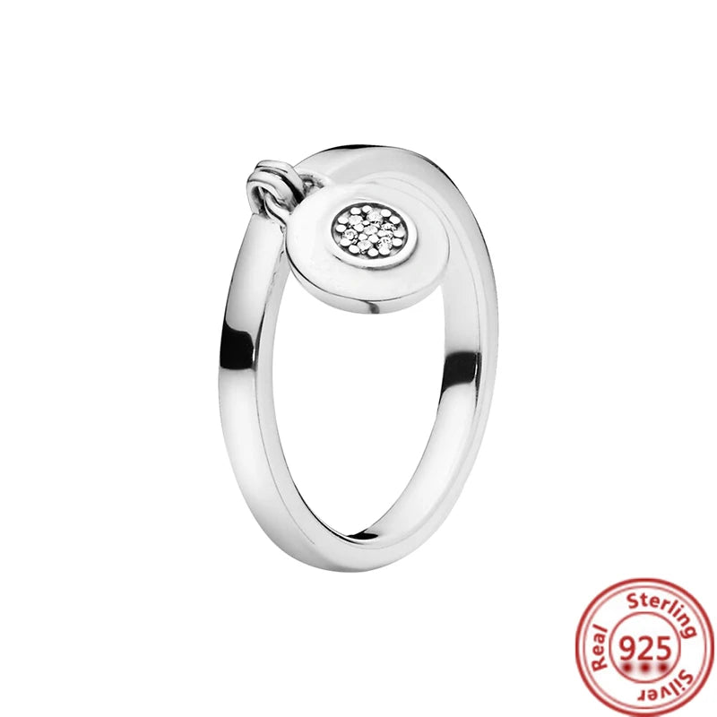 Anillos de Plata 925 – Tiara de Princesa con Zirconia Cúbica TAMAÑO 7