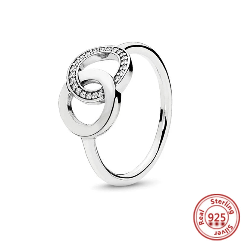 Anillos de Plata 925 – Tiara de Princesa con Zirconia Cúbica TAMAÑO 8