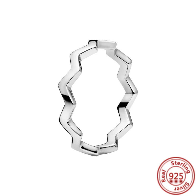 Anillos de Plata 925 – Tiara de Princesa con Zirconia Cúbica TAMAÑO 8