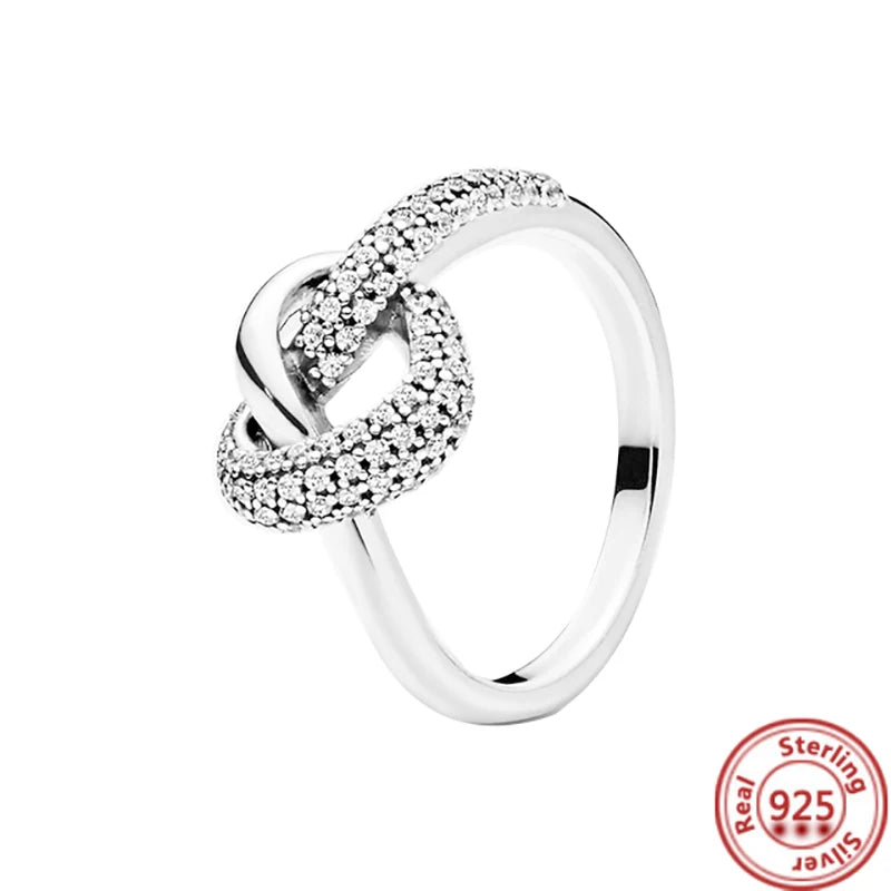 Anillos de Plata 925 – Tiara de Princesa con Zirconia Cúbica TAMAÑO 8