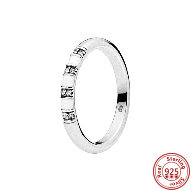 Anillos de Plata 925 – Tiara de Princesa con Zirconia Cúbica TAMAÑO 7