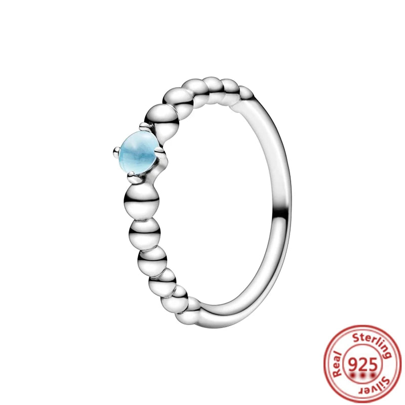 Anillos de Plata 925 – Tiara de Princesa con Zirconia Cúbica TAMAÑO 7