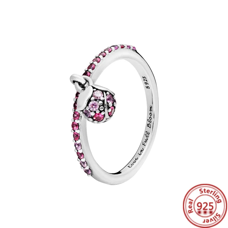 Anillos de Plata 925 – Tiara de Princesa con Zirconia Cúbica TAMAÑO 7