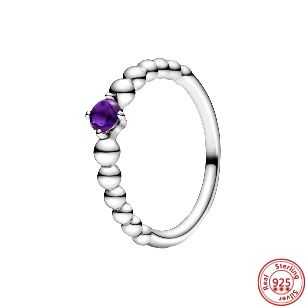 Anillos de Plata 925 – Tiara de Princesa con Zirconia Cúbica TAMAÑO 8