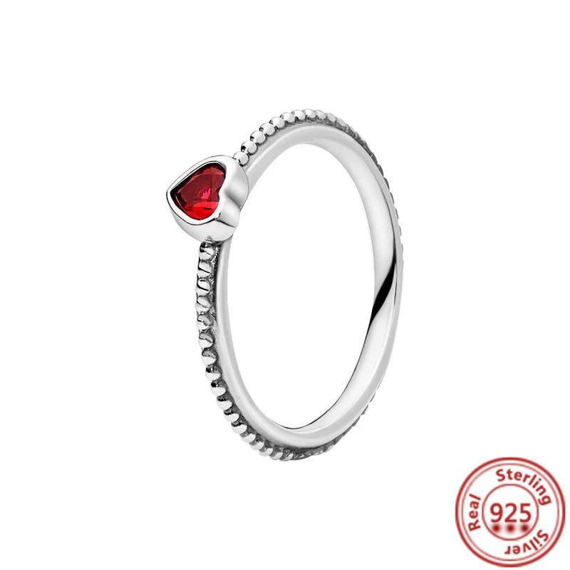 Anillos de Plata 925 – Tiara de Princesa con Zirconia Cúbica TAMAÑO 8