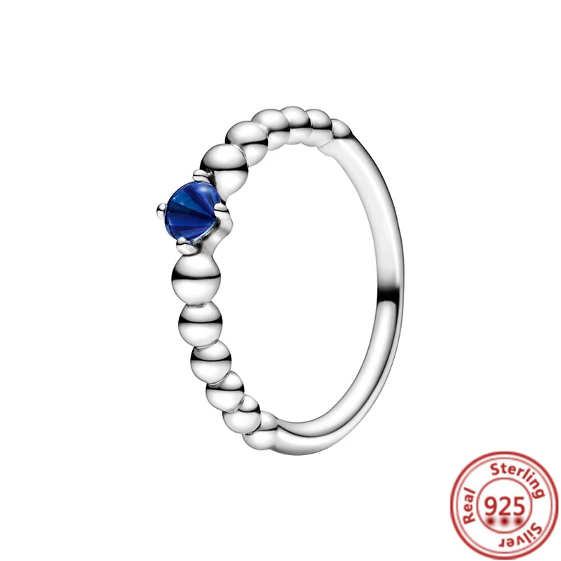 925 Silver Rings – Tiara Design with Cubic Zirconia SIZE 9