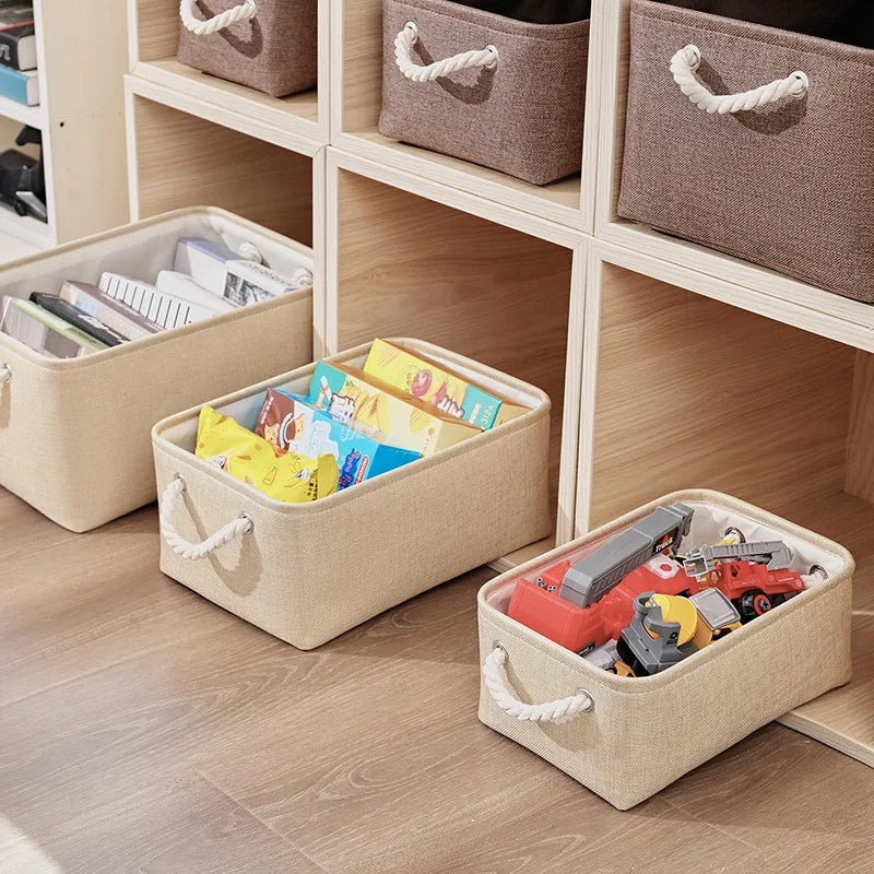 Foldable Linen Storage Basket – Versatile and Functional