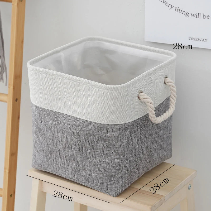 Faux Hemp Storage Basket – Multipurpose Organizer