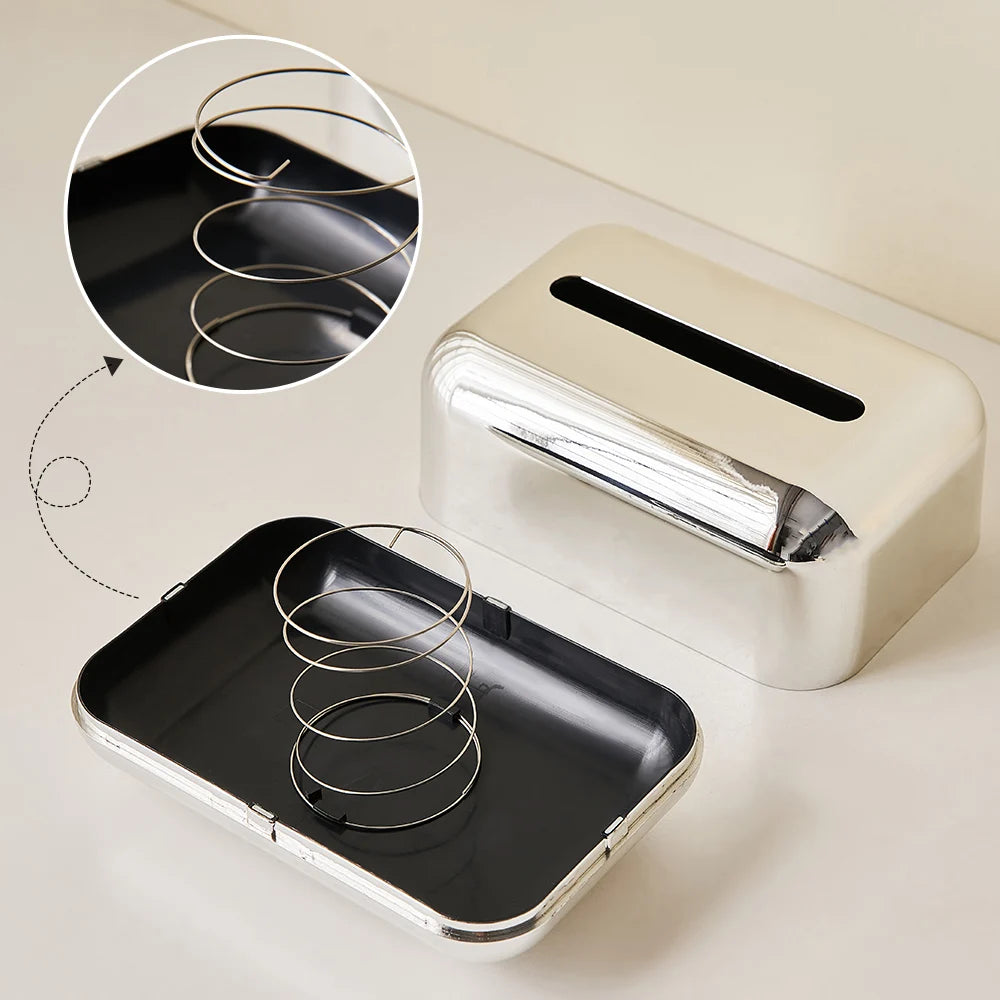 Luxury Gold Tissue Box – Modern Home &amp; Office Decor