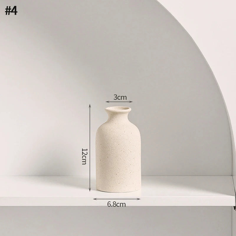 Nordic Style Ceramic Vase – Minimalist Home Decor