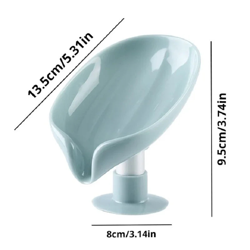 Plastic Soap Dish with Drainage – Modern and Compact Design