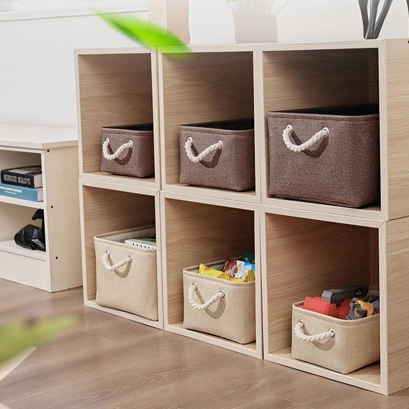Foldable Linen Storage Basket – Versatile and Functional