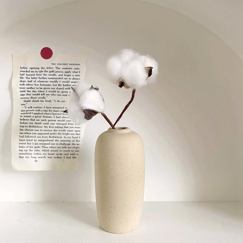 Nordic Style Ceramic Vase – Minimalist Home Decor
