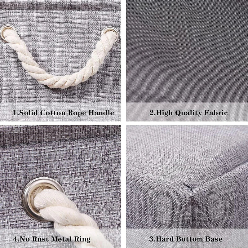 Foldable Linen Storage Basket – Multipurpose Organizer