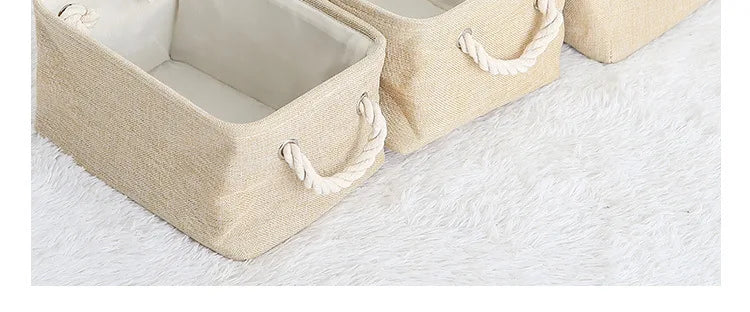 Foldable Linen Storage Basket – Versatile and Functional