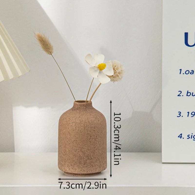 Nordic Style Ceramic Vase – Minimalist Home Decor