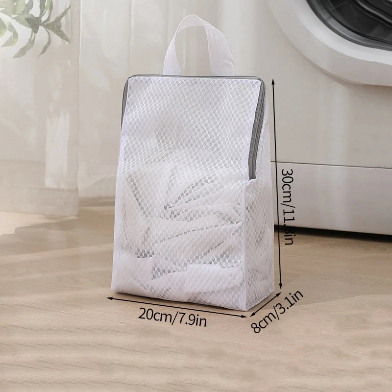 Foldable Waterproof Laundry Basket – Cotton and Linen with Bamboo Handles