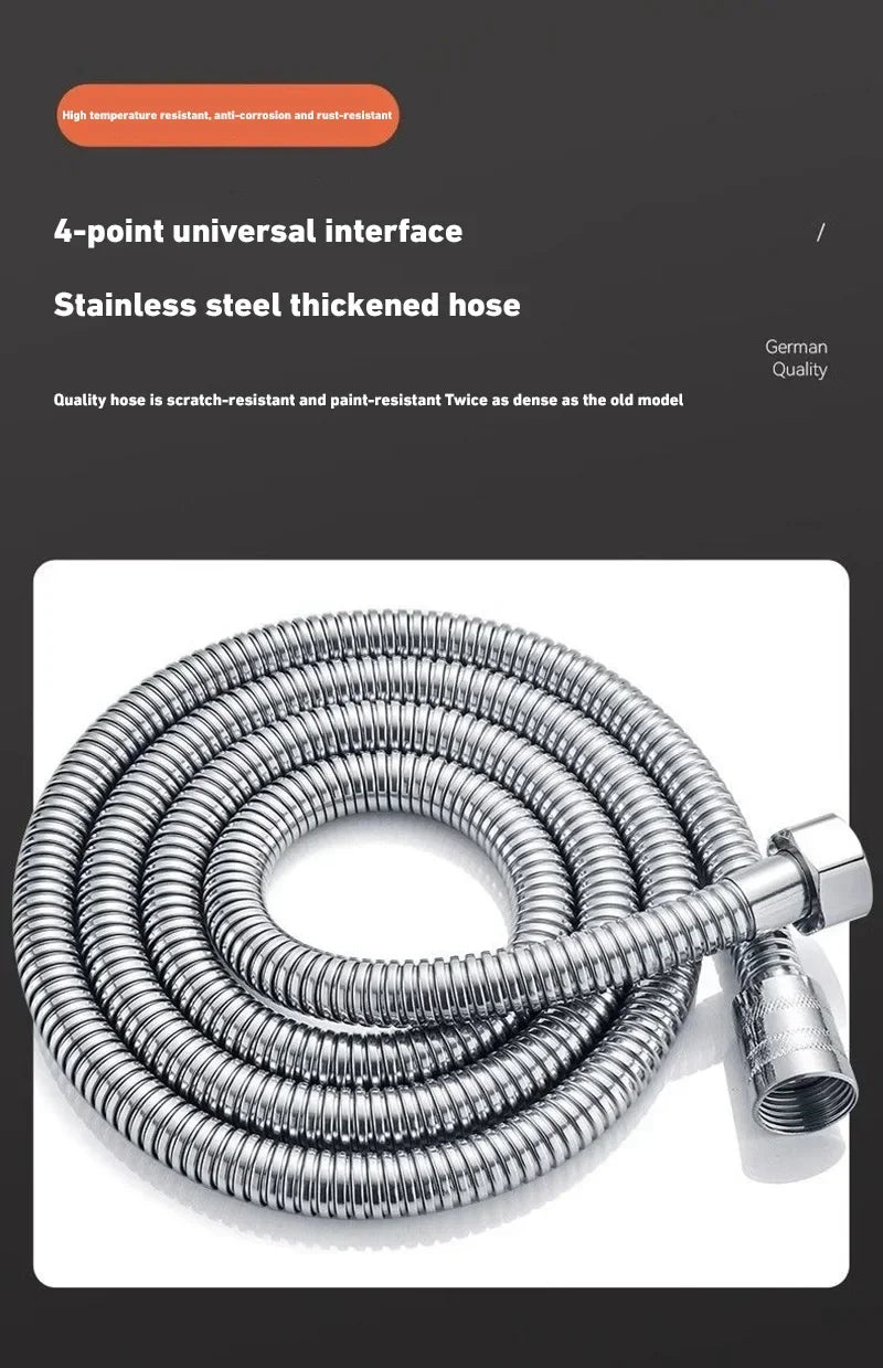 High Pressure Shower Head – 13cm Panel with 3 Adjustable Modes