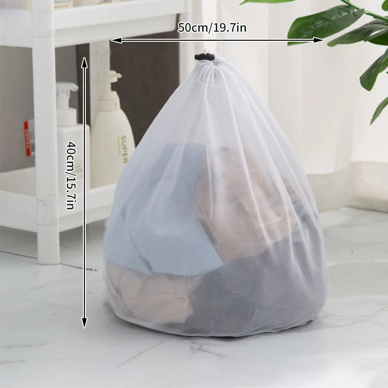Foldable Waterproof Laundry Basket – Cotton and Linen with Bamboo Handles