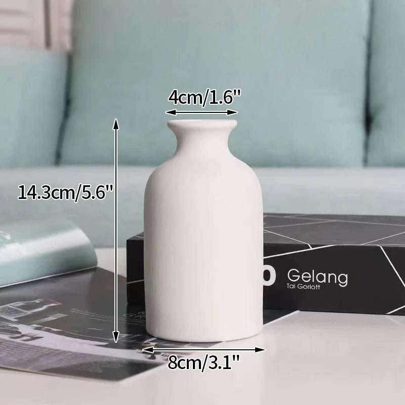Nordic Style Ceramic Vase – Minimalist Home Decor