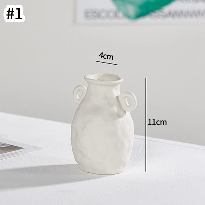 Nordic Style Ceramic Vase – Minimalist Home Decor