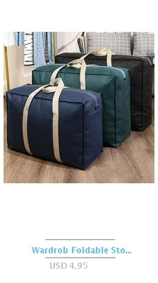Foldable Waterproof Laundry Basket – Cotton and Linen with Bamboo Handles