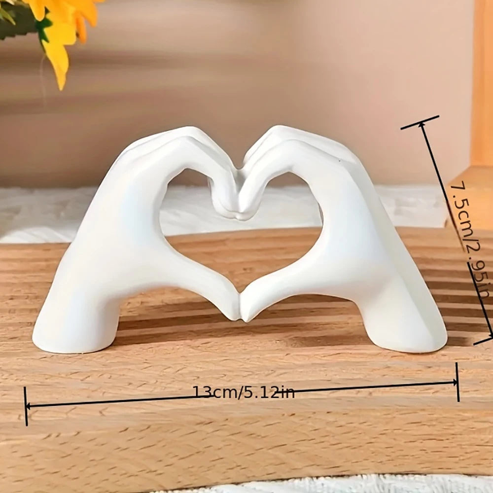 Love Gesture Sculpture – Modern and Elegant Decoration